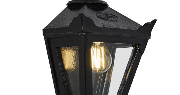 Victorian Utomhus Traditionell Skottv gglampa Gjutj rn 37cm H044 